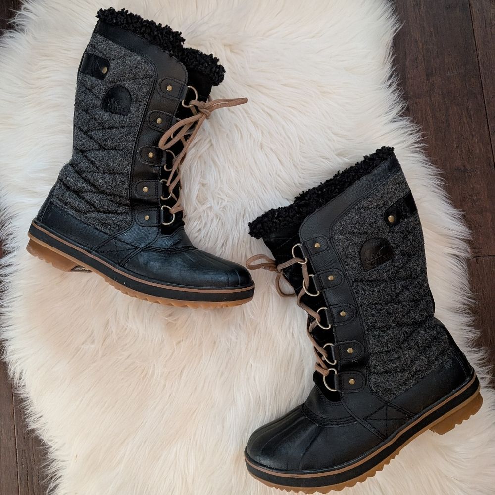 Sorel Women's Tofino™ II Tall Snow Boot Grey Black Size 9